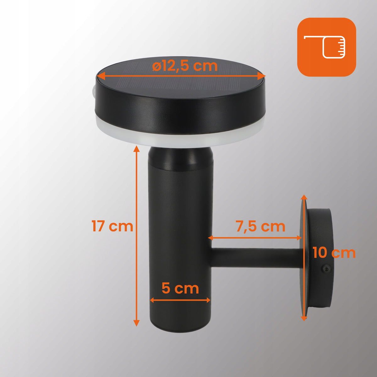Solární LED reflektor, IP44
