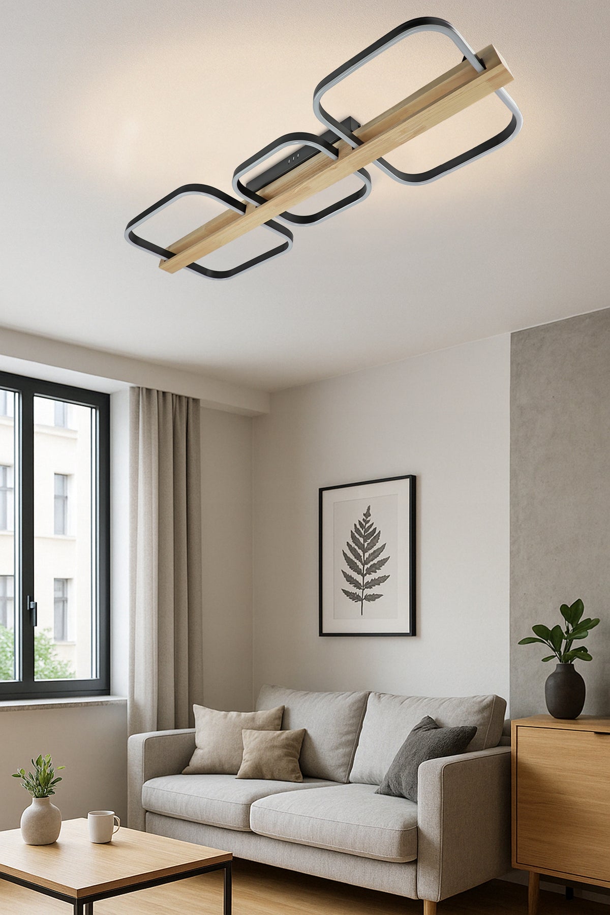 LED stropní svítidlo 68 W, 6120 lm, IP20
