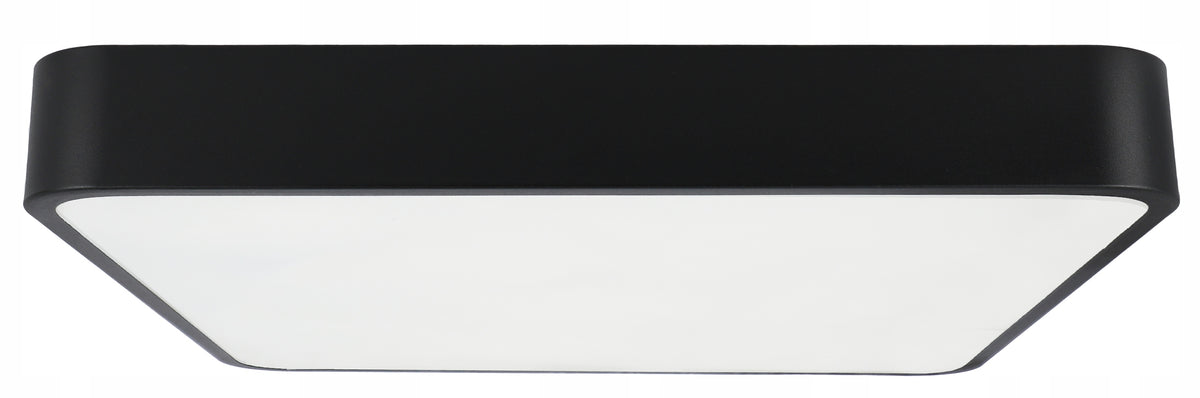 Černé stropní LED svítidlo 40 W, 40 cm