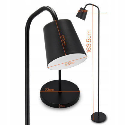 Stojací lampa E27 163 cm