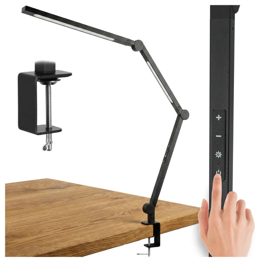 LED stolní lampa, s dotykovým ovládáním, nastavitelná, dvojitá