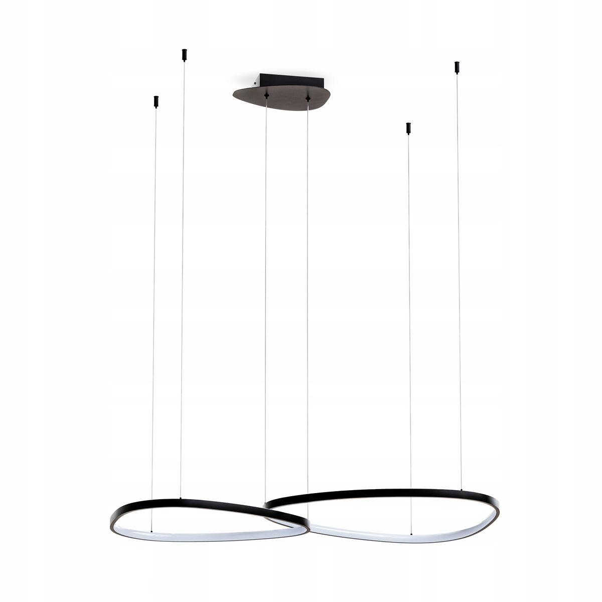 Bílé LED závěsné svítidlo 80 W – teplá bílá