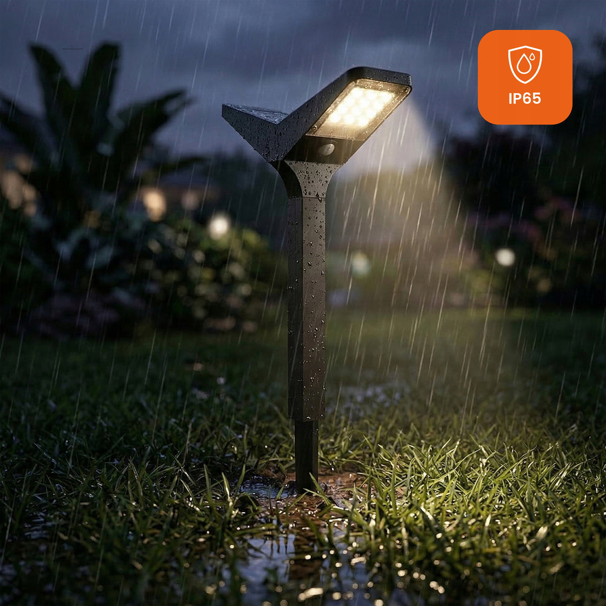 LED solární zápichové svítidlo 3000 K, 66 cm, IP65
