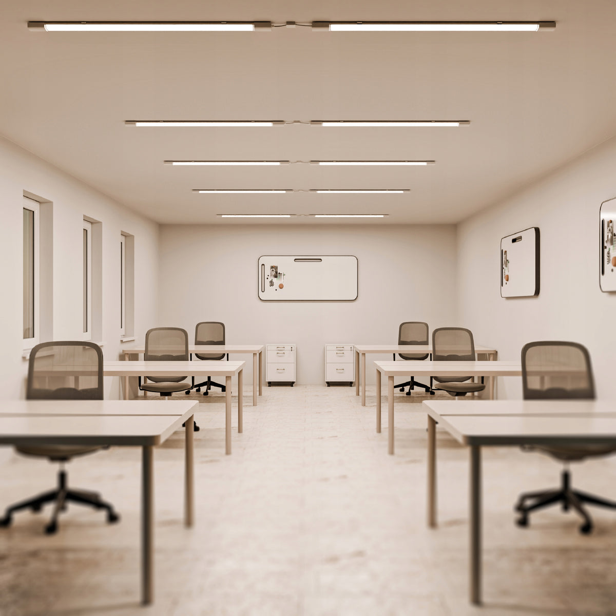 Prachotěsné LED svítidlo 40 W, 6400 lm, 120 cm, IP65