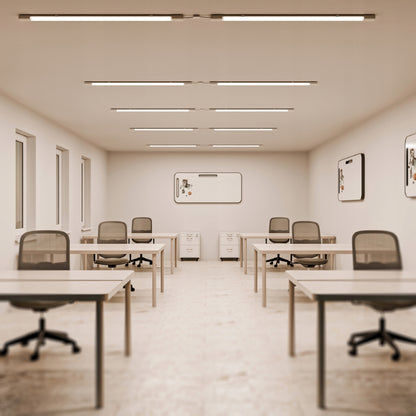 Prachotěsné LED svítidlo 40 W, 6400 lm, 120 cm, IP65