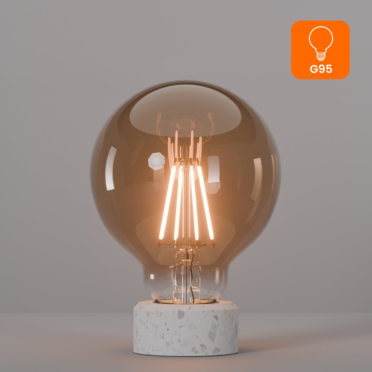 LED žárovka E27 4 W, 2200 K