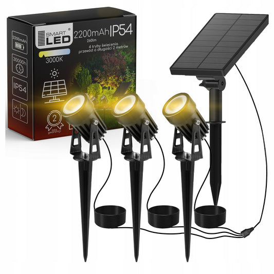 LED solární zápichové svítidlo