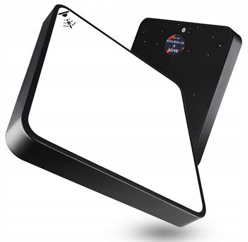 Černé stropní LED svítidlo 30 W, 4000 K, 40 × 40 cm