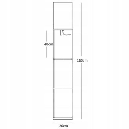 Stojací lampa E27 160 cm