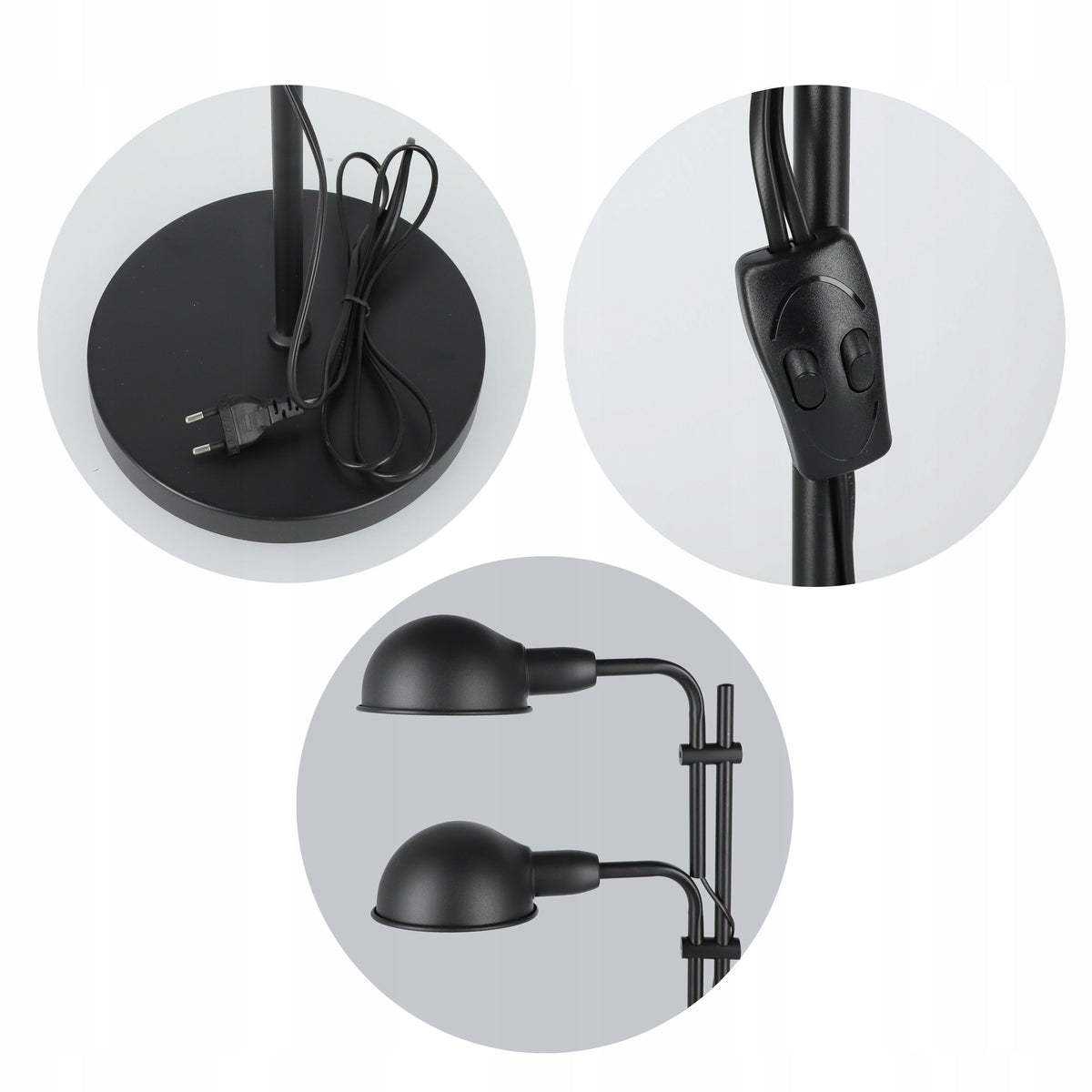 Stojací lampa E27, nastavitelná