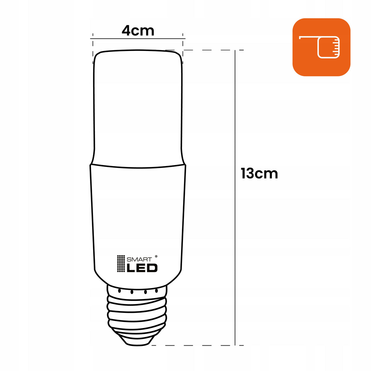 Bílá LED žárovka E27 12 W, 1140 lm, 4000 K – neutrální bílá