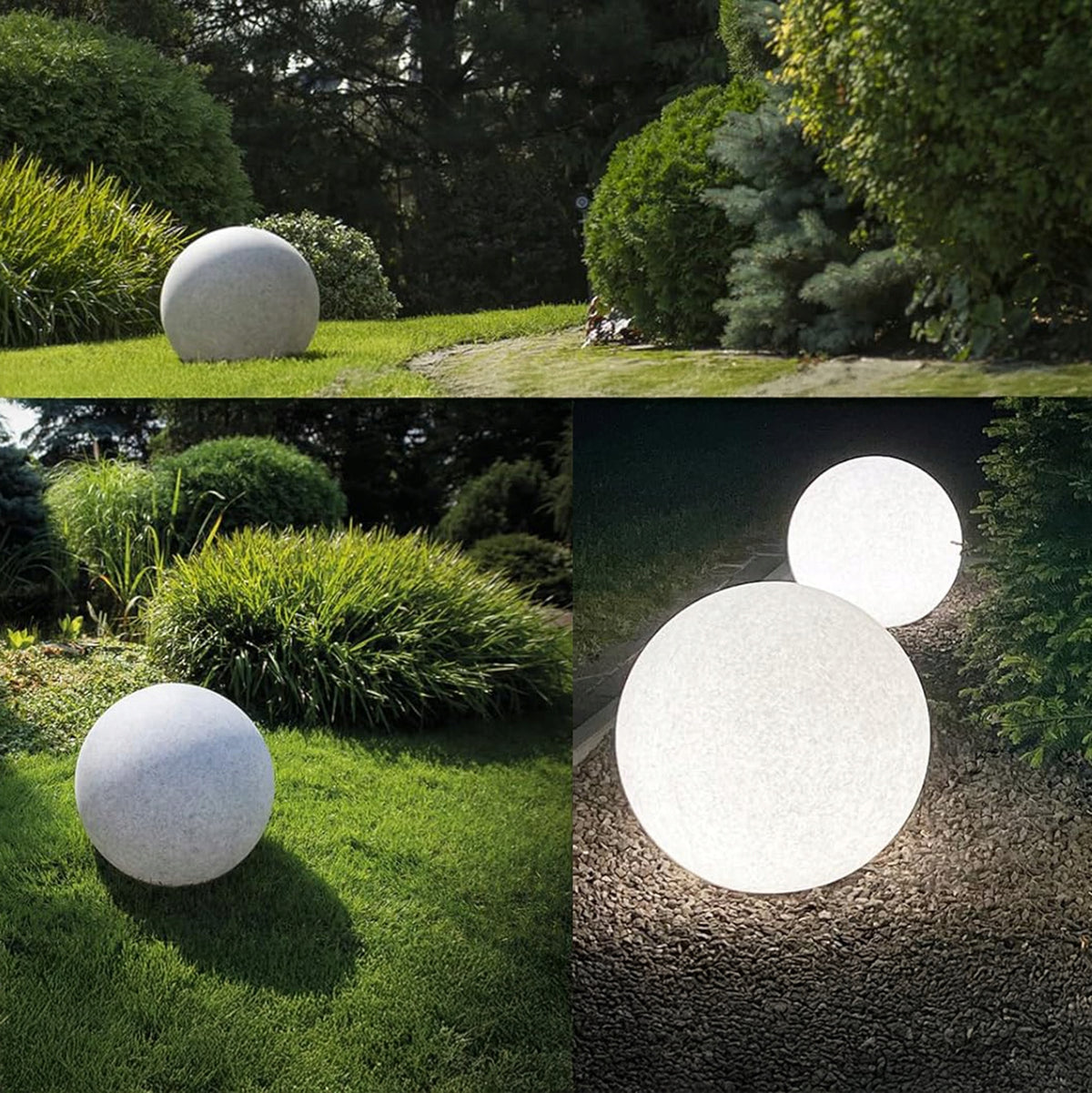 Solární zápichové svítidlo E27 230 V, 25 cm, IP65