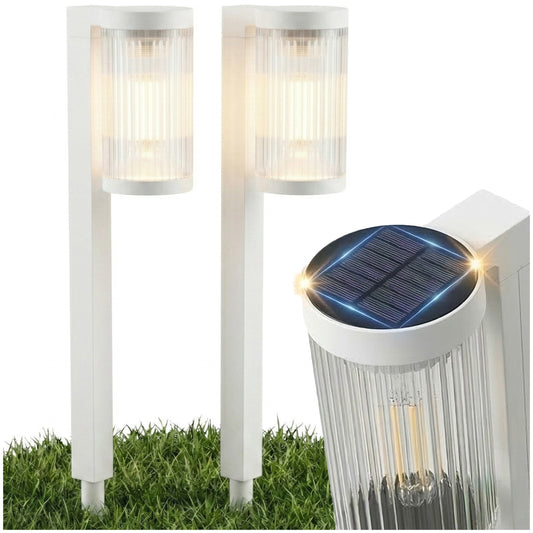 Sada 2 ks: lED solární zápichové svítidlo