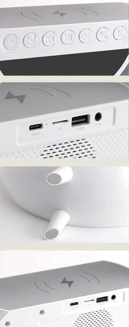 LED stolní lampa, s bezdrátovým nabíjením