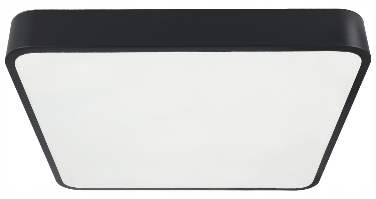 Černé stropní LED svítidlo 40 W, 40 cm