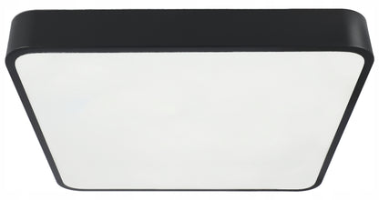 Černé stropní LED svítidlo 40 W, 40 cm