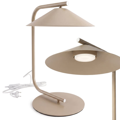 Béžová LED stolní lampa