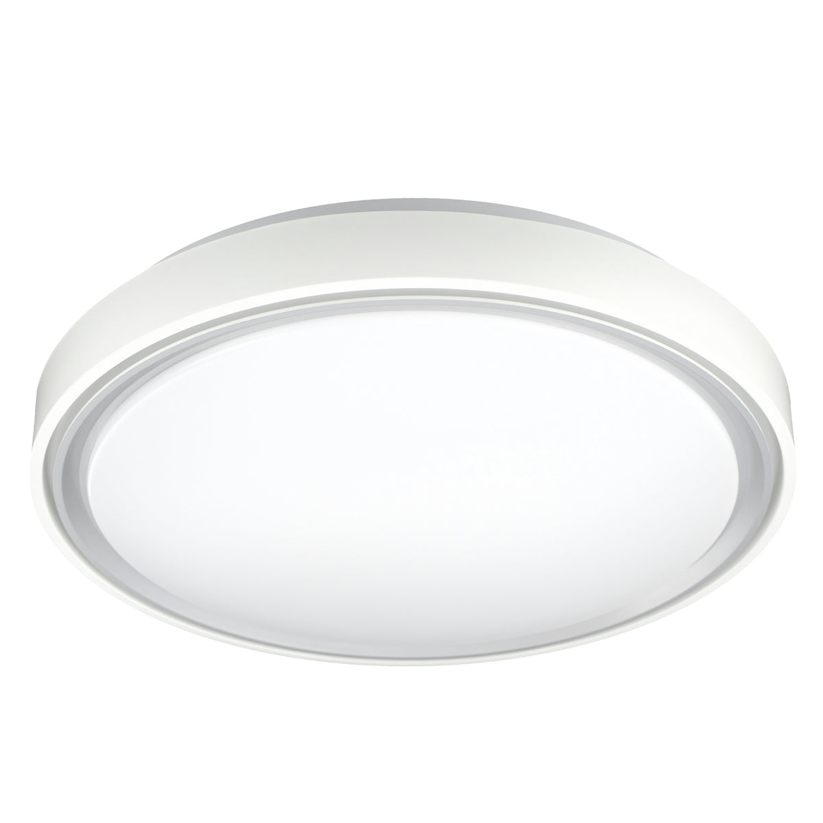 Bílé kulaté stropní LED svítidlo 30 W, 40 cm