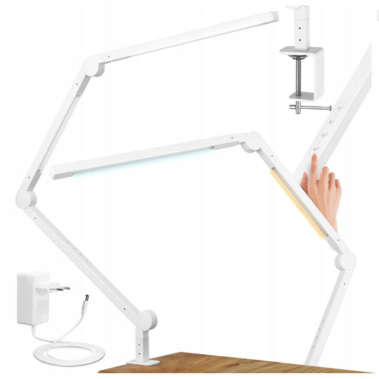 LED stolní lampa, s dotykovým ovládáním, nastavitelná, dvojitá