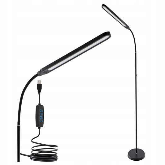 LED stojací lampa 10 W, 3 režimy barvy světla