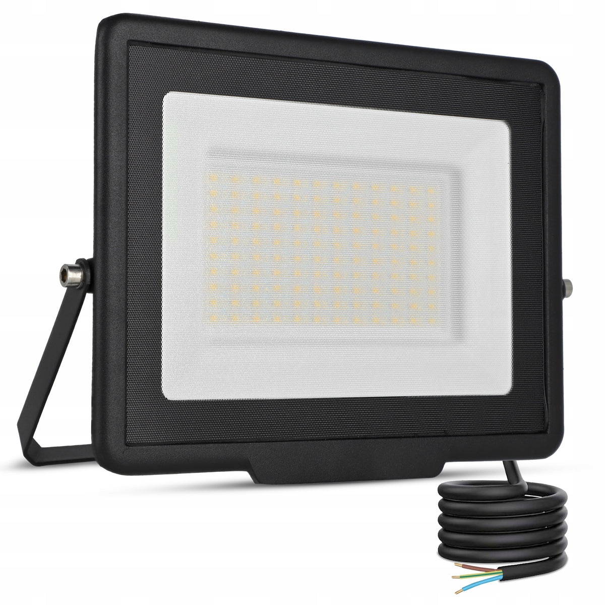 LED reflektor 100 W, 8000 lm, neutrální bílá 4500 K, IP65, 230 V, 23 × 18,5 cm