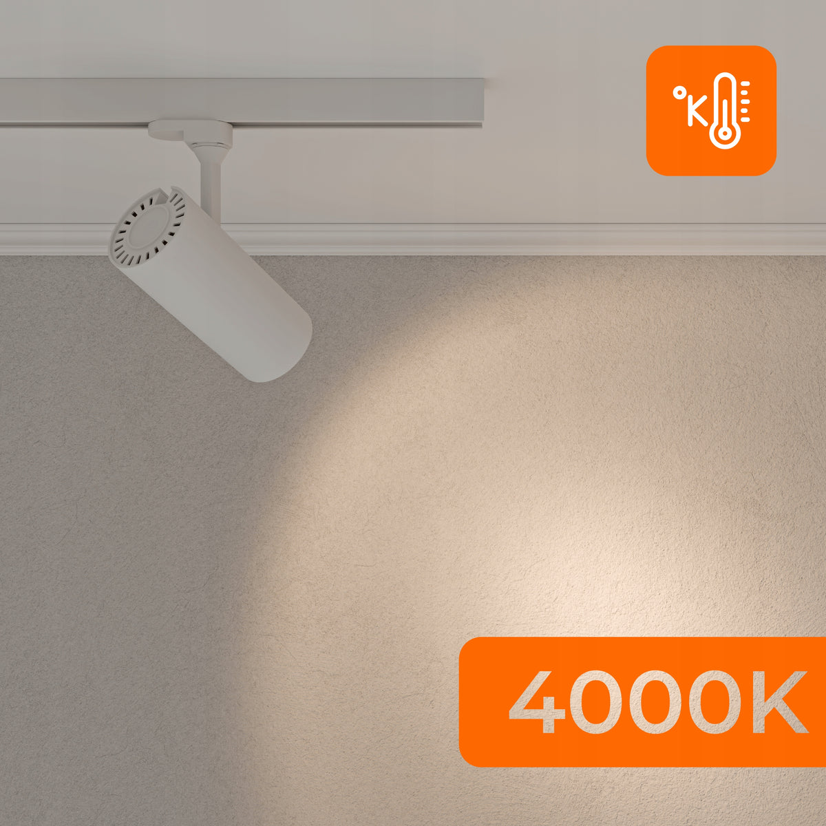 Bílá LED žárovka GU10 5 W – neutrální bílá