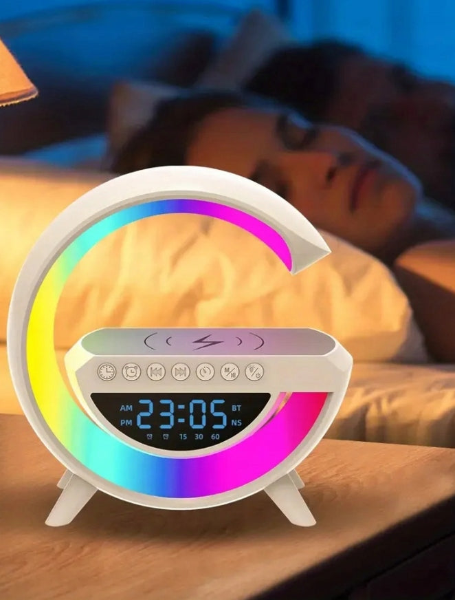 LED stolní lampa, s bezdrátovým nabíjením