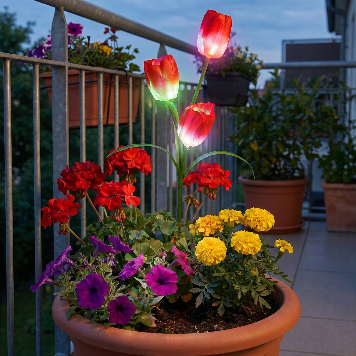 LED solární zápichové svítidlo, IP44