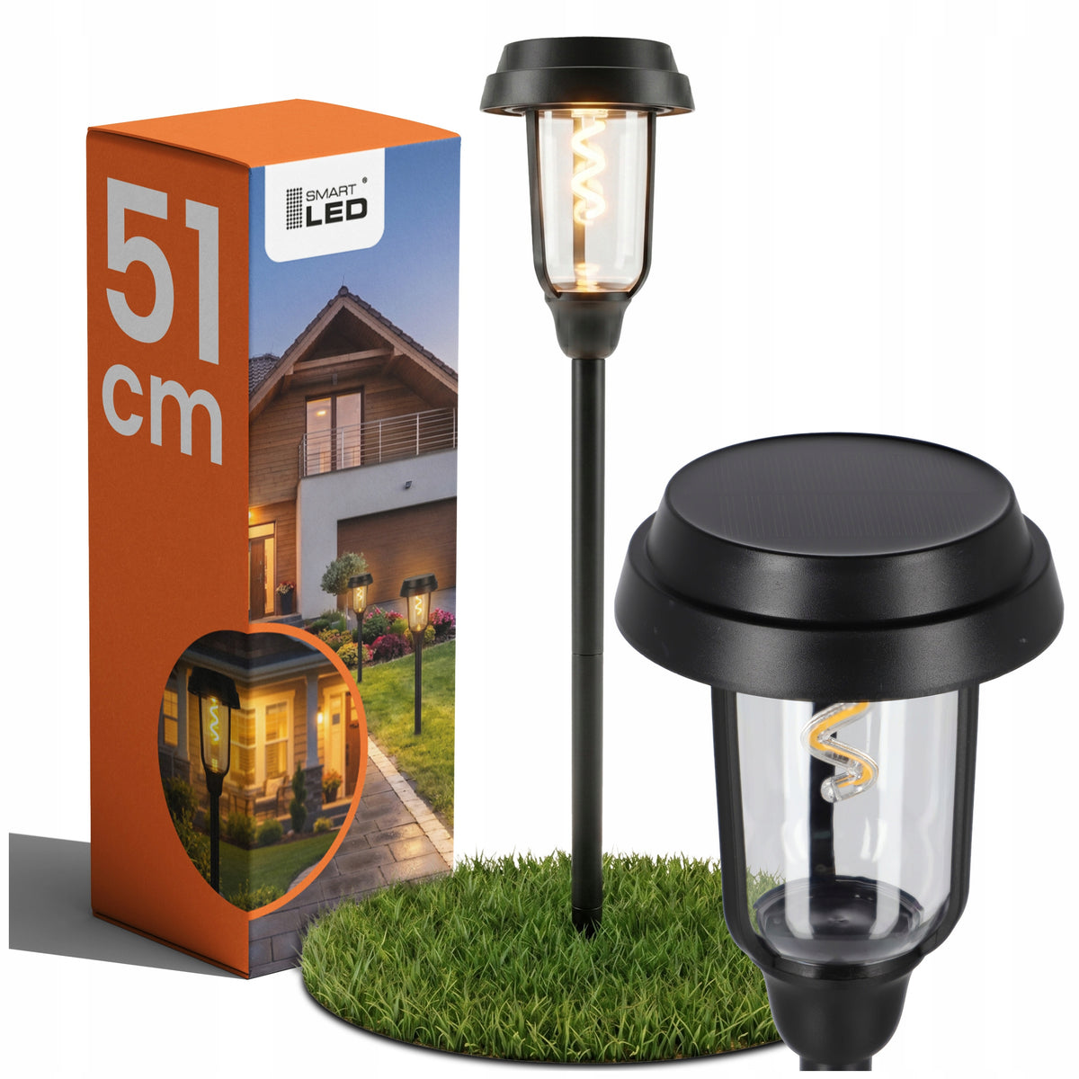 LED solární zápichové svítidlo 2700 K, IP65