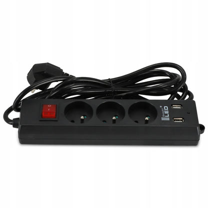 Prodlužovací kabel 230 V, 3 m, USB