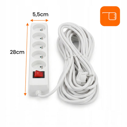 Prodlužovací kabel 2500 W, 10 m