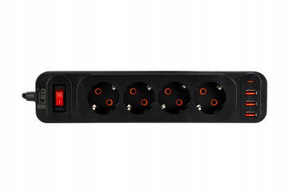 Prodlužovací kabel 230 V, 5 m, USB