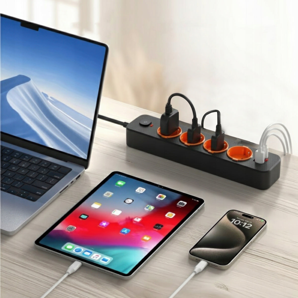 Prodlužovací kabel 230 V, 3 m, USB
