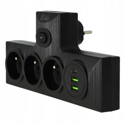 Prodlužovací kabel 230 V, USB