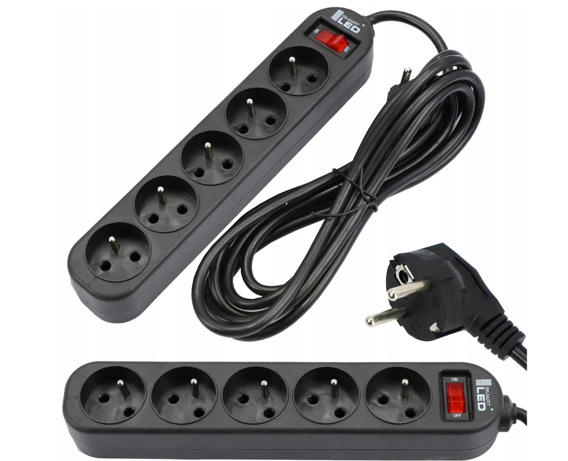Prodlužovací kabel 2500 W, 3 × 1.5 mm, USB