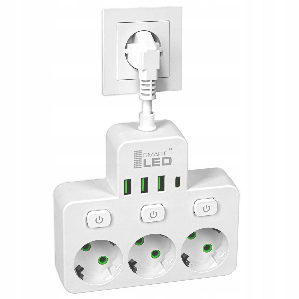 Prodlužovací kabel 230 V, USB