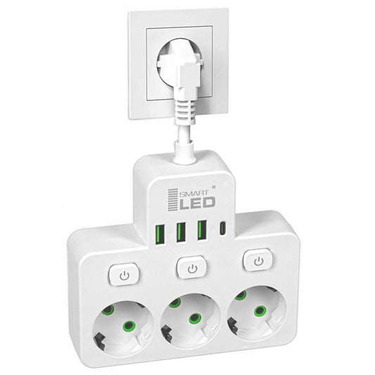 Prodlužovací kabel 230 V, USB