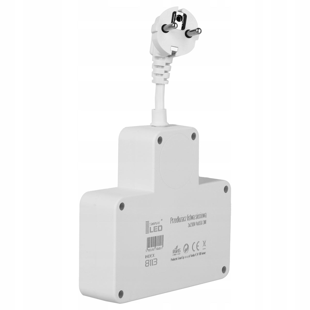 Prodlužovací kabel 230 V, USB