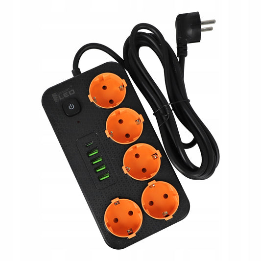 Prodlužovací kabel 230 V, 3 m, USB