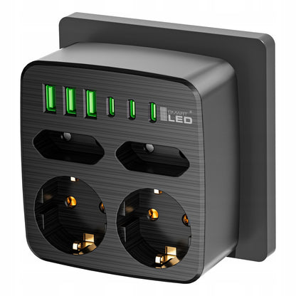 Prodlužovací kabel 230 V, USB