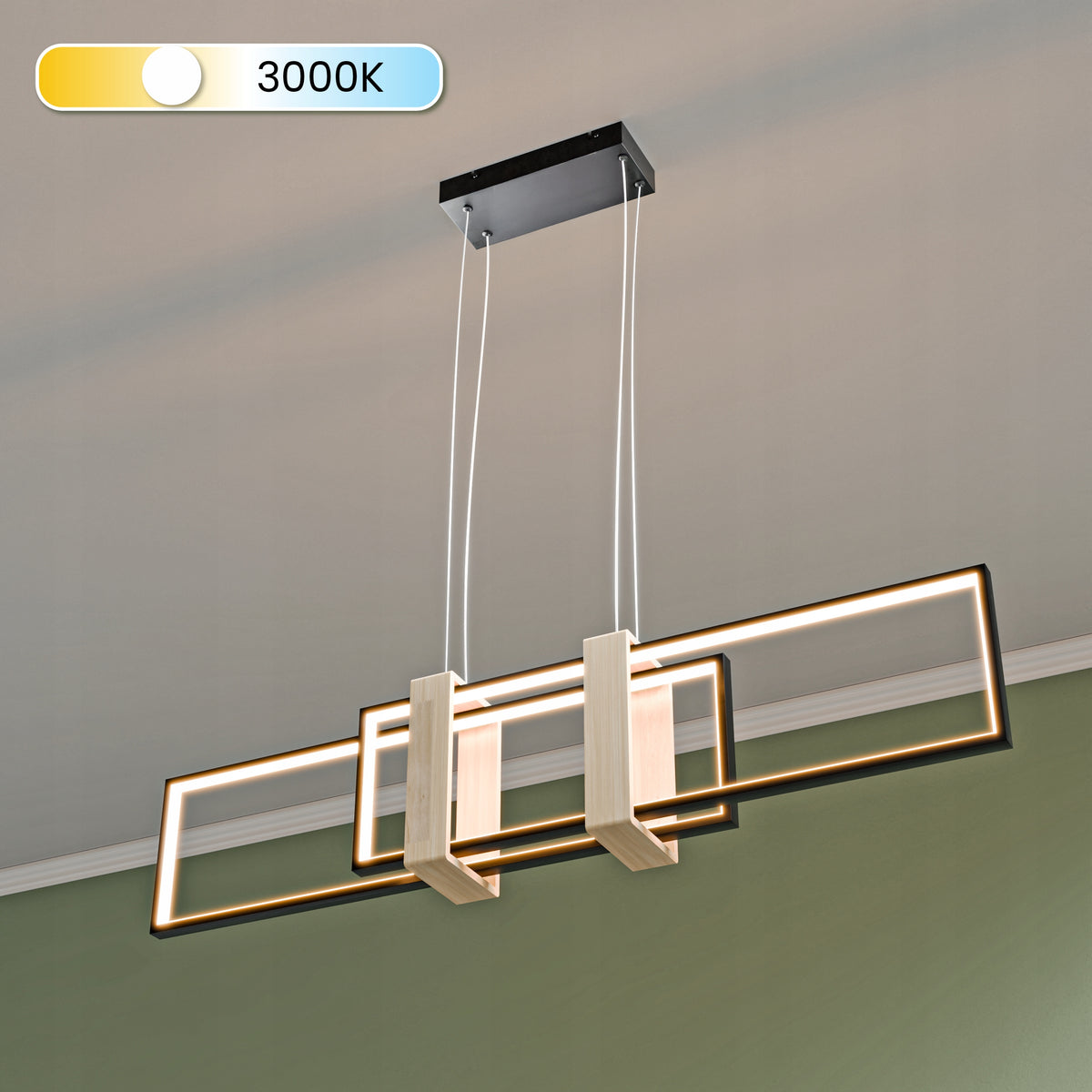 LED závěsné svítidlo 58 W