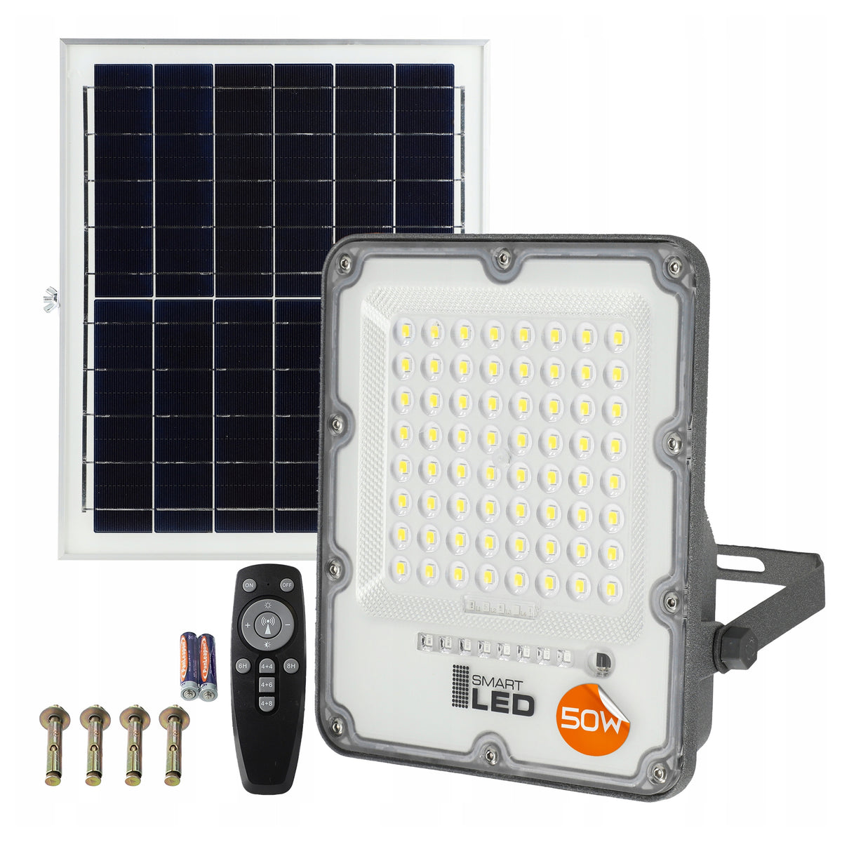 Solární LED reflektor 50 W