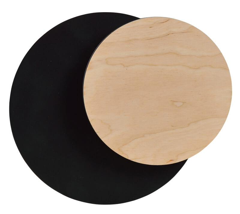 Nástěnné svítidlo CIRCLE 1A – černé