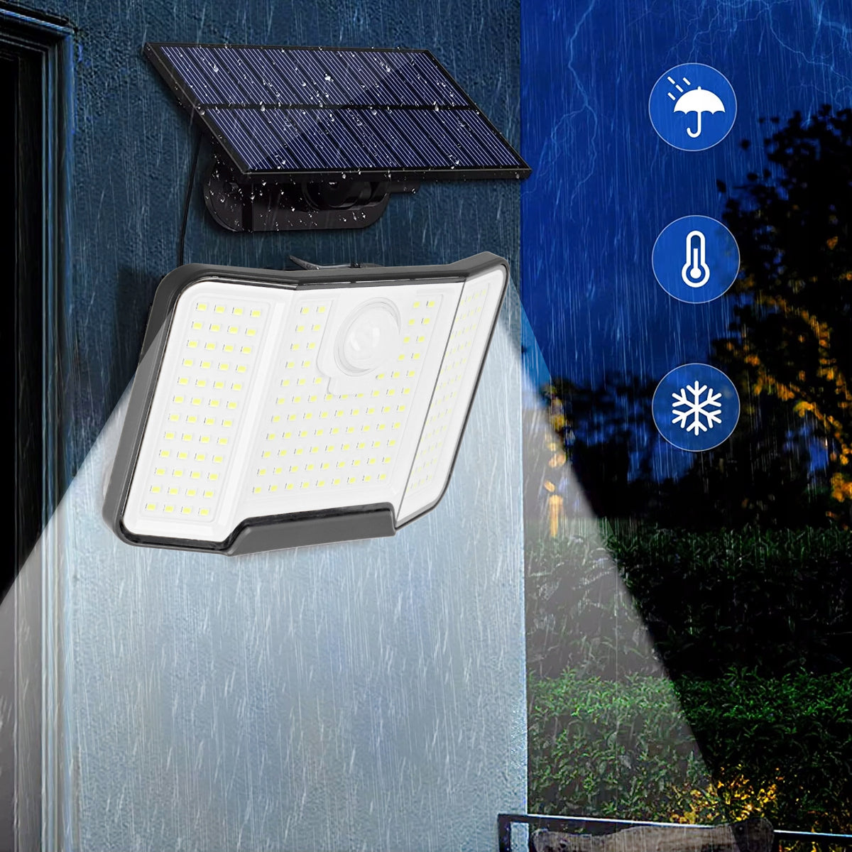 Solární LED reflektor