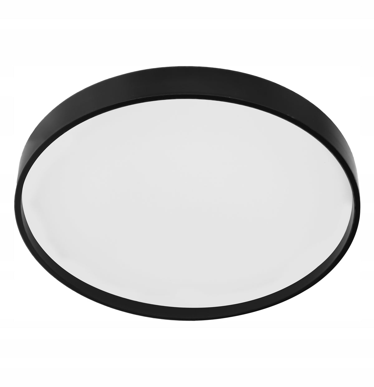 Černé kulaté stropní LED svítidlo 24 W, 33 cm