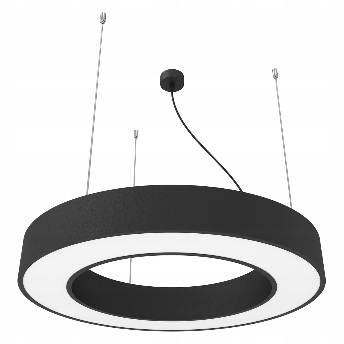 Kulaté kancelářské závěsné LED svítidlo 60 W, 80 cm