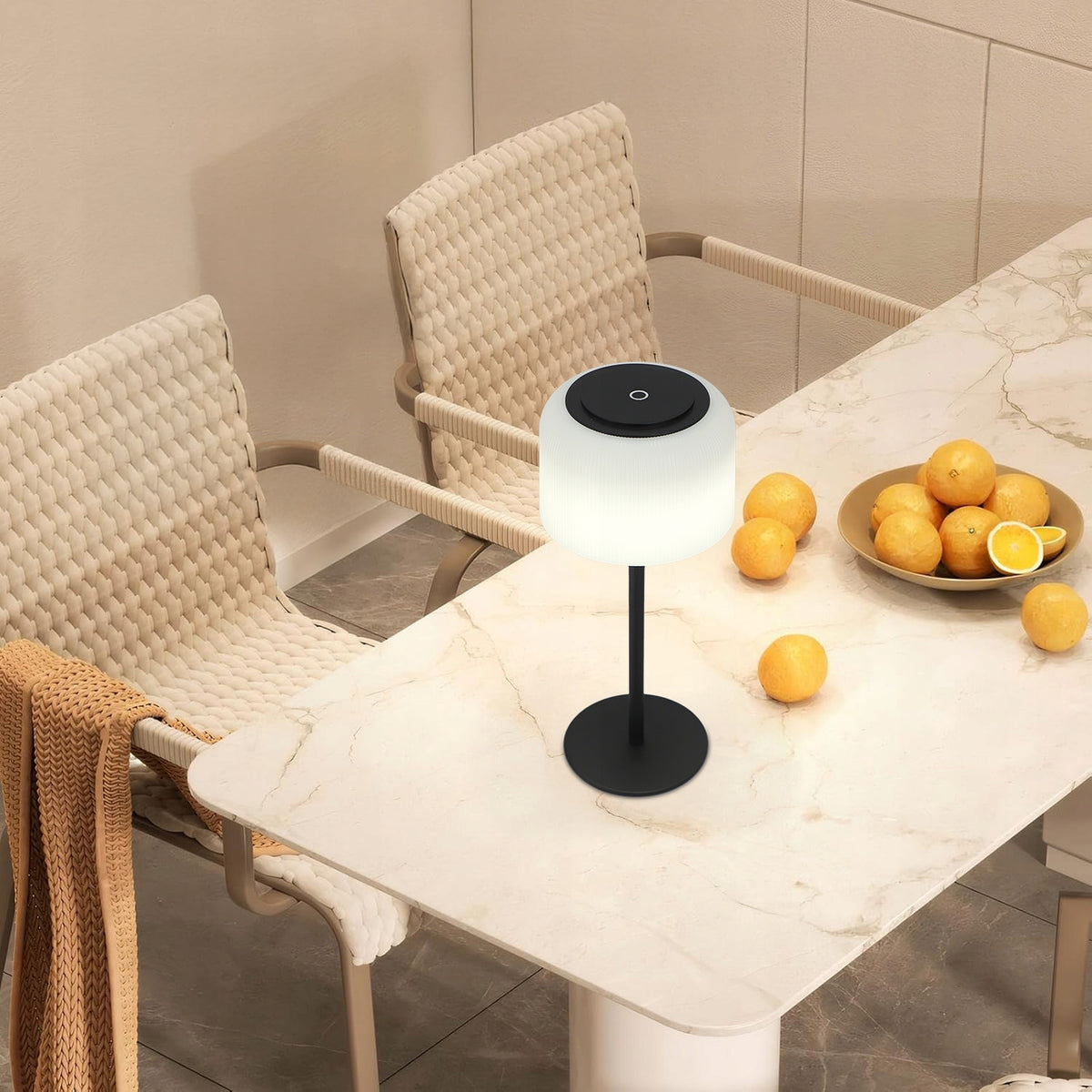 LED stolní lampa, s dotykovým ovládáním, stmívatelná, 3 režimy barvy světla
