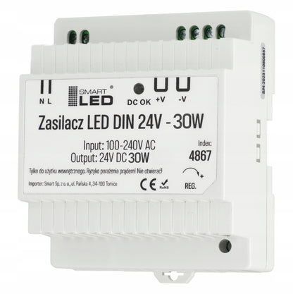 LED napájecí zdroj 24 V, 30 W