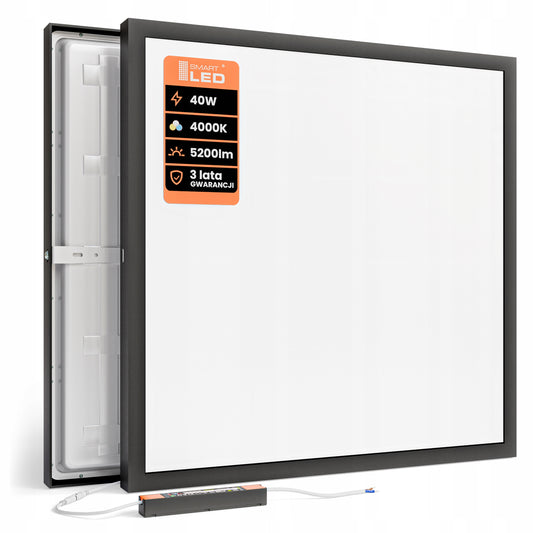 Přisazený LED panel 5200 lm, 60 × 60 cm