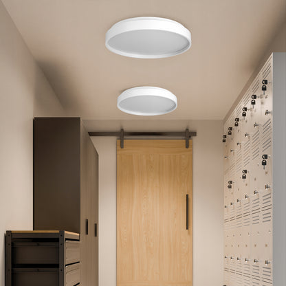 Bílé kulaté stropní LED svítidlo 24 W, 30 cm